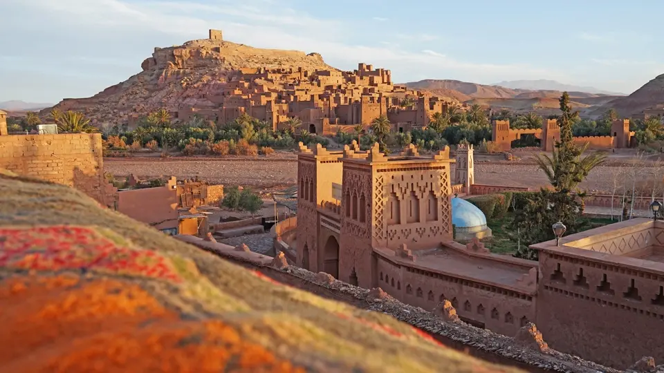 Ait Benhaddou Kasbah. Atlas Mountains
