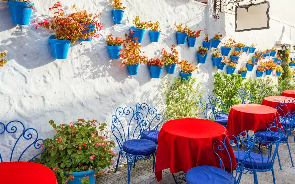 House with flowers in Mijas