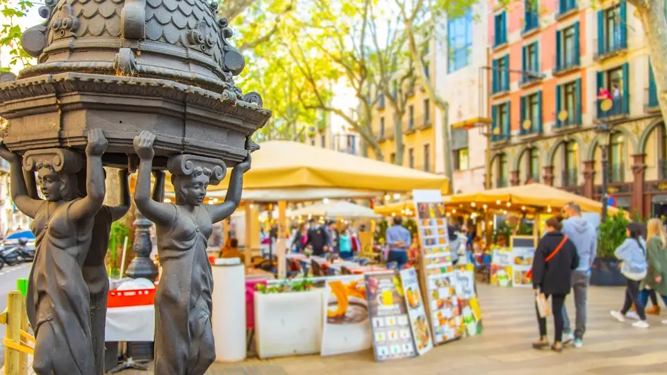 Las Ramblas. Barcelona Las Ramblas. Barcelona