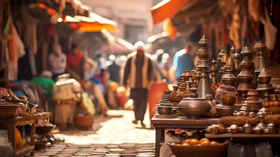 Marketplace in Marrakesh