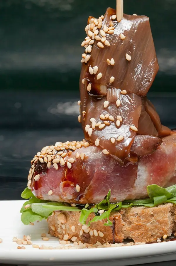 Pintxo of atún rojo Pintxo of atún rojo