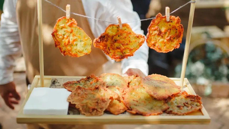 Shrimp pancakes Shrimp pancakes