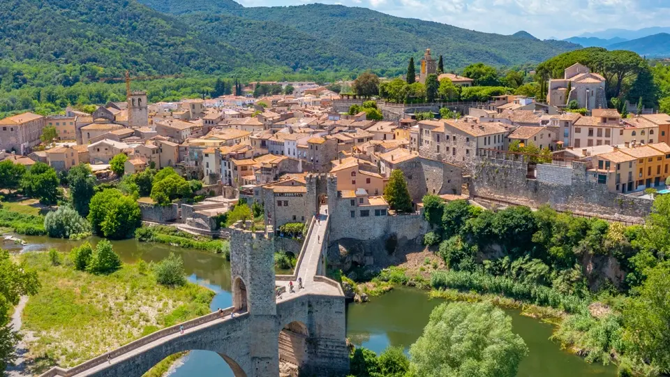 View of Besalu View of Besalu