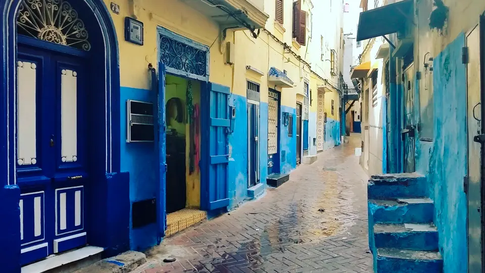 Backstreet in Tangier Backstreet in Tangier