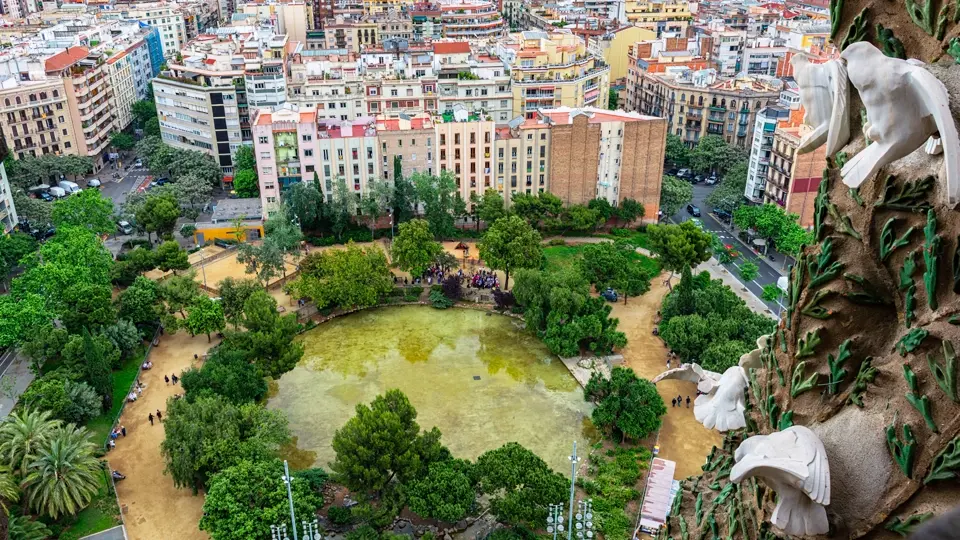 Square of Gaudí. Barcelona Square of Gaudí. Barcelona