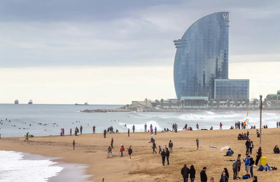Beach of Barcelona Beach of Barcelona